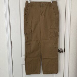 Columbia Regular Fit Khaki Cargo Pants Women's Size 12